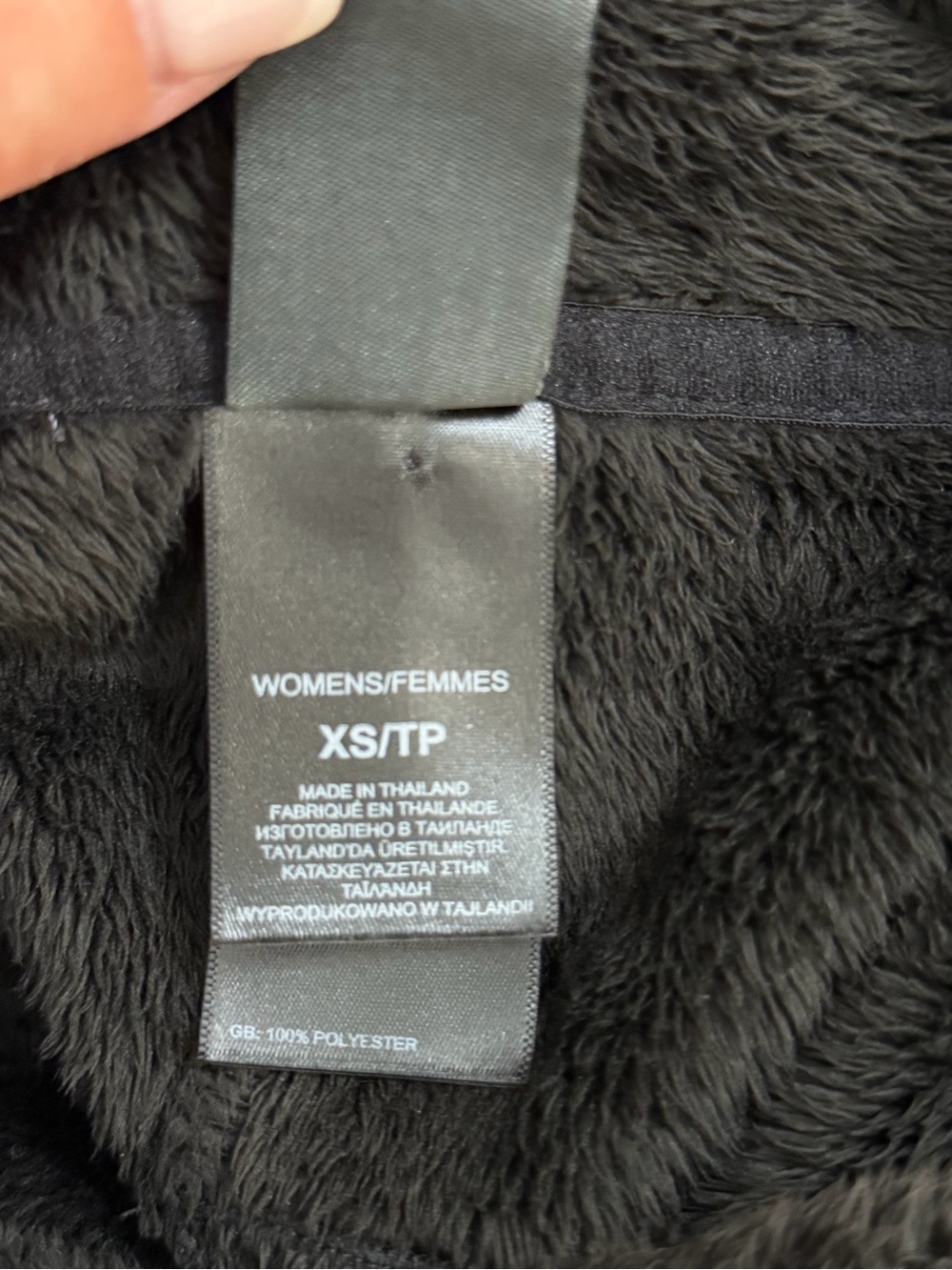 The North Face Mossbud Asymmetrical Snap Neck Fleece Pullover Size XS WORN ONCE - Picture 9 of 12